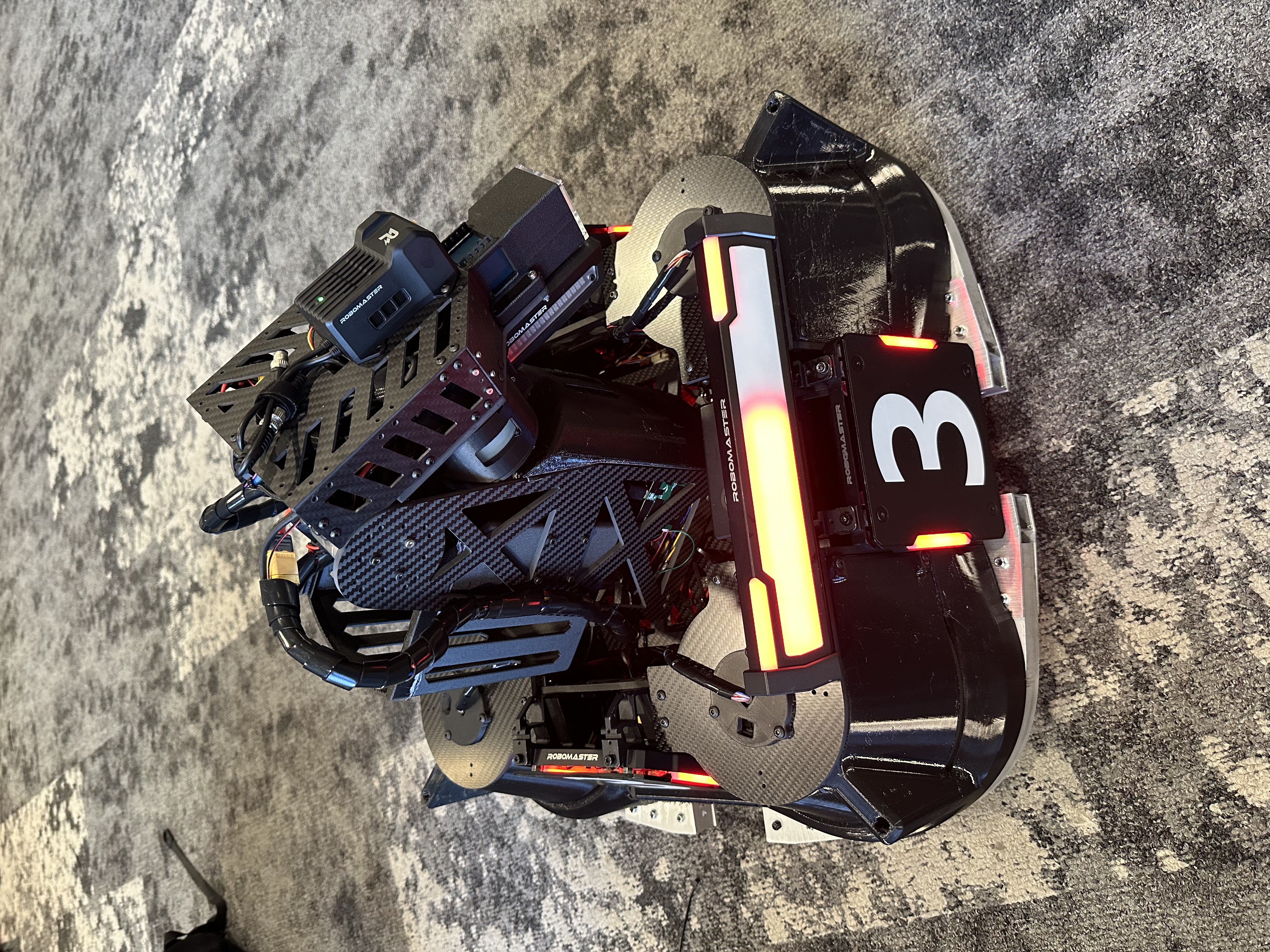 Infantry robot at competition