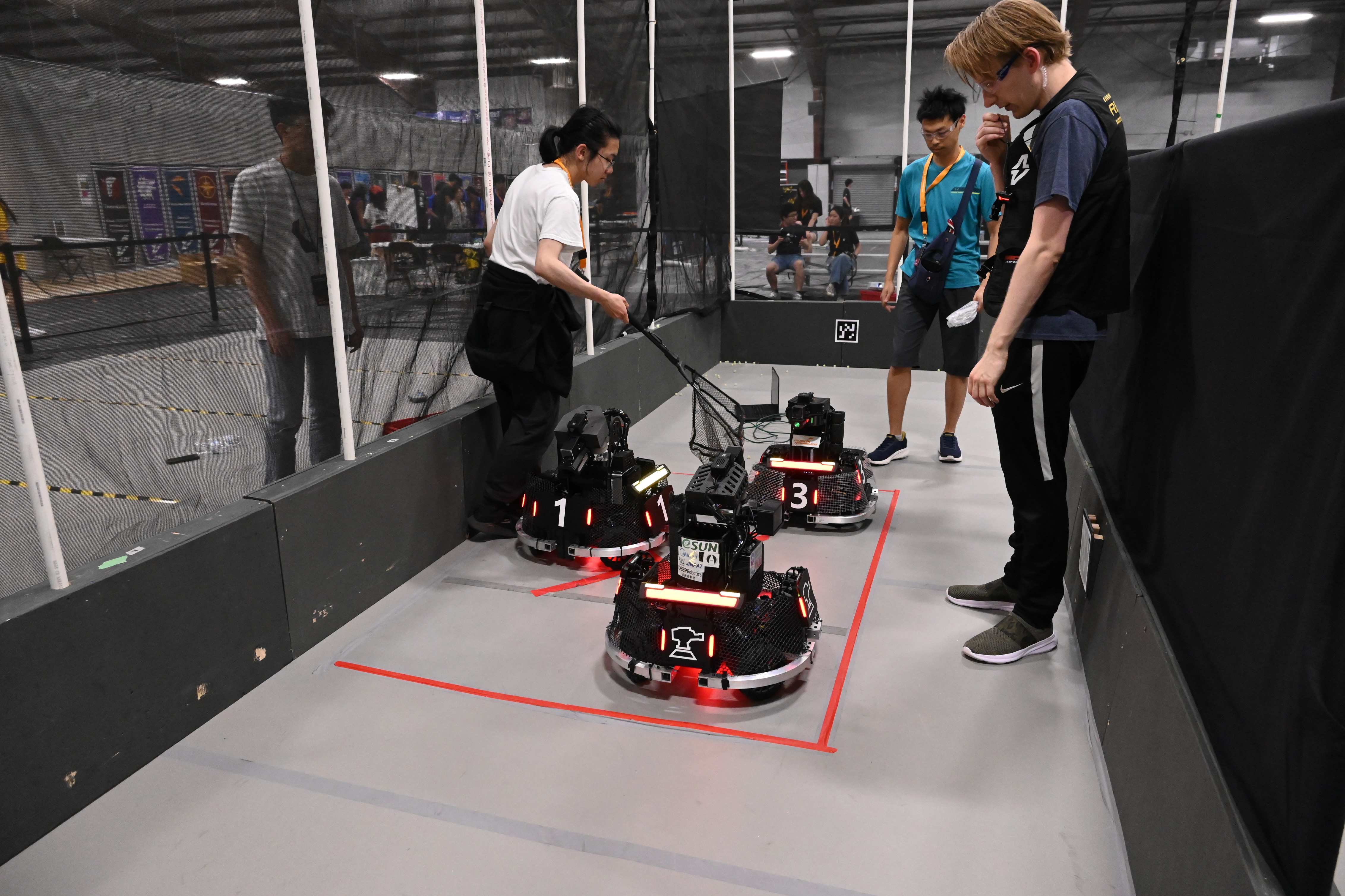 ARCC 2026 robots on the competition field