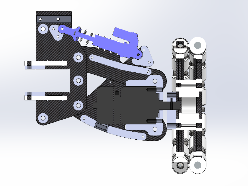 Section view of the Sentry X-drive module