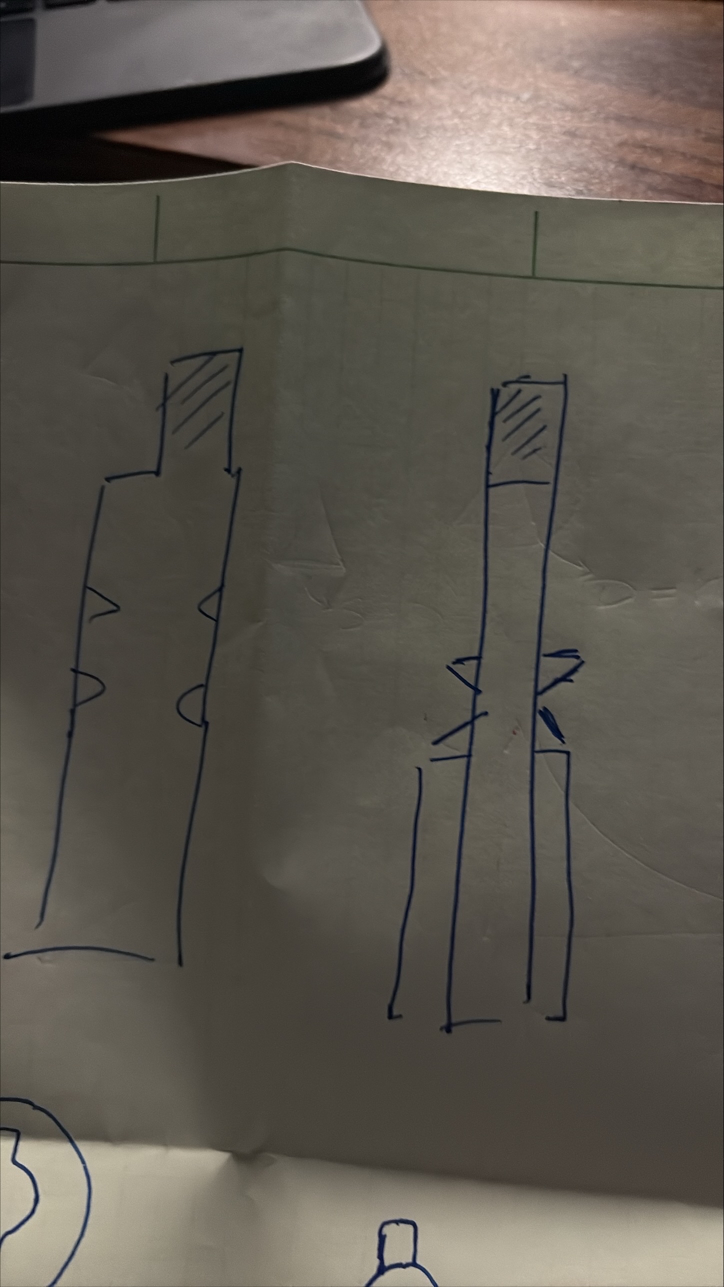 Split fixture concept sketch